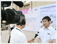 央视记者采访北京婚博会数据中心主任